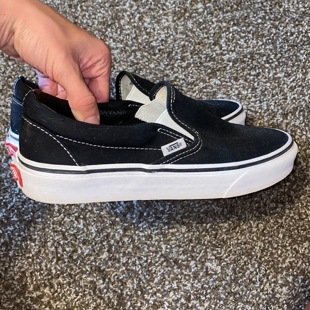 Basically brand new black vans